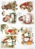 Zestaw papierów ryżowych - Christmas Time*Set of Rice Paper - Christmas Time*Reispapier-Set - Weihnachtszeit*Juego de Papel de Arroz - Tiempo de Navidad*